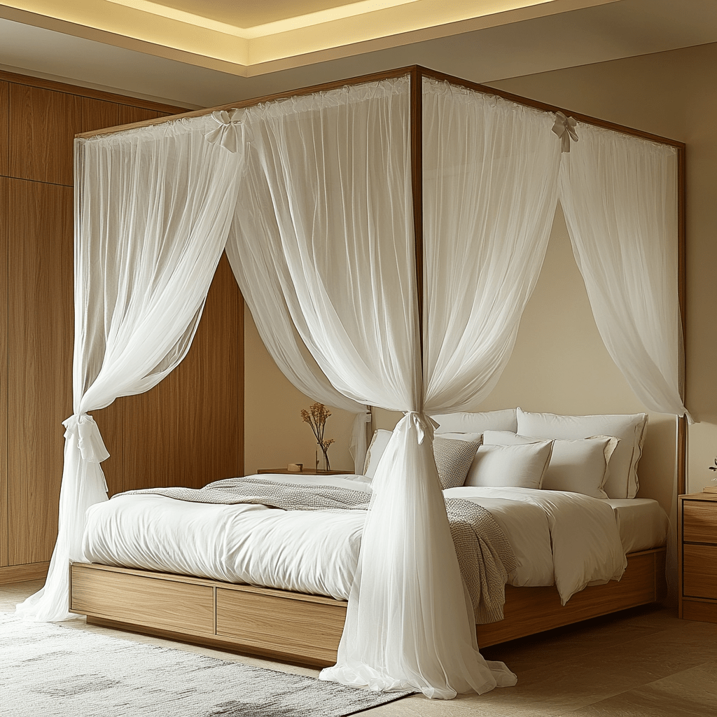 bedroom mosquito nets