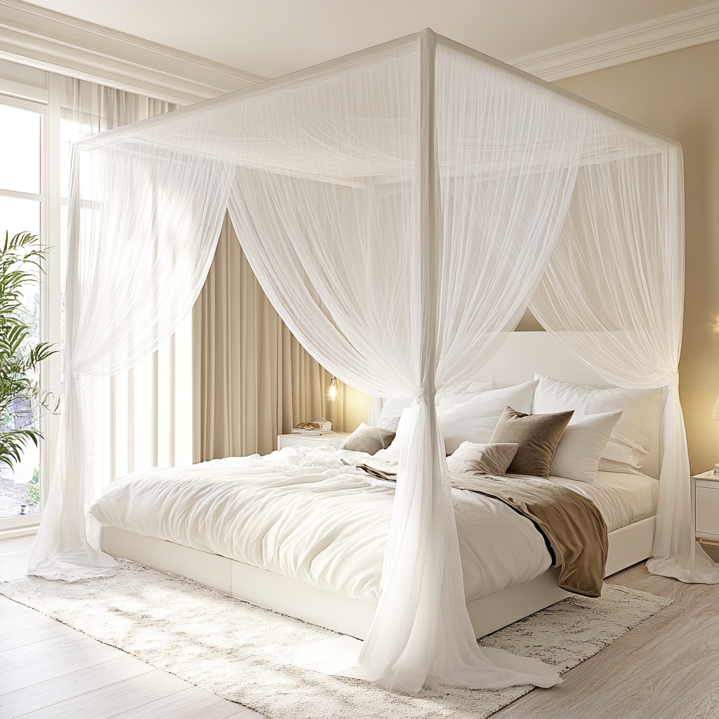 mosquito net for a bed