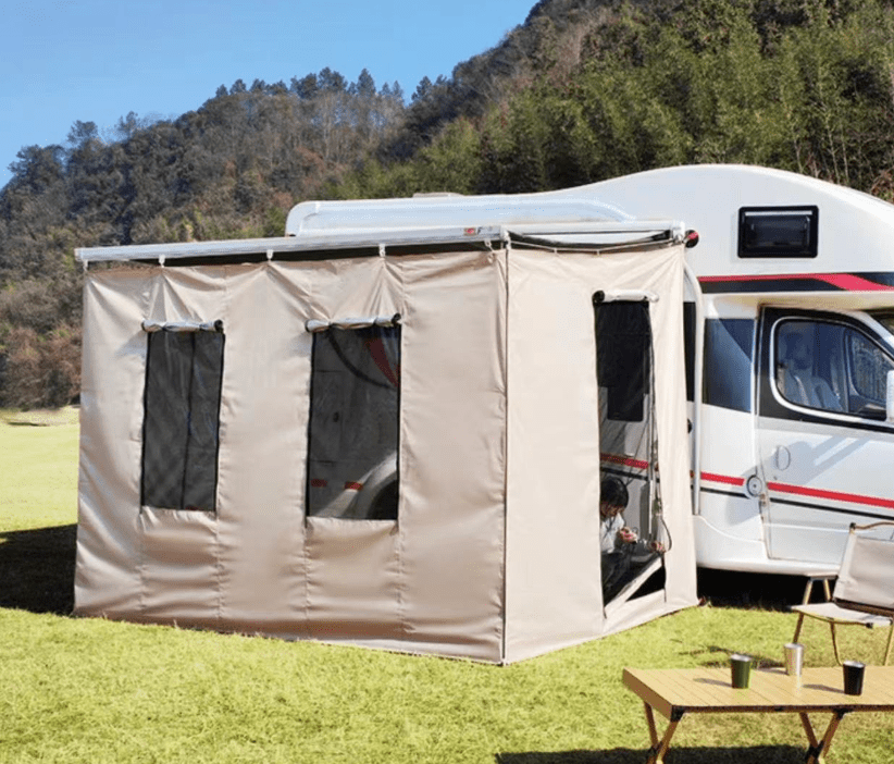 Outdoor Camping Van and Pickup Truck Side Tent