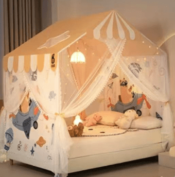Whimsical Stage-Style Insect-Proof Playhouse